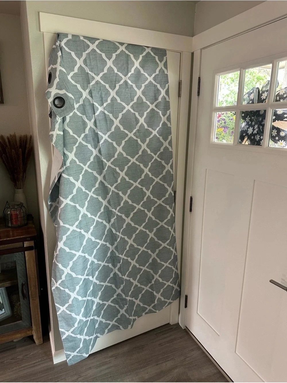 84” Block Out Curtains - Set of 2 from Home Depot.